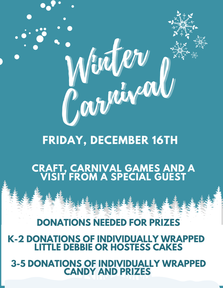 Winter CarnivalFriday, December 16th E. M. Holt Elementary School