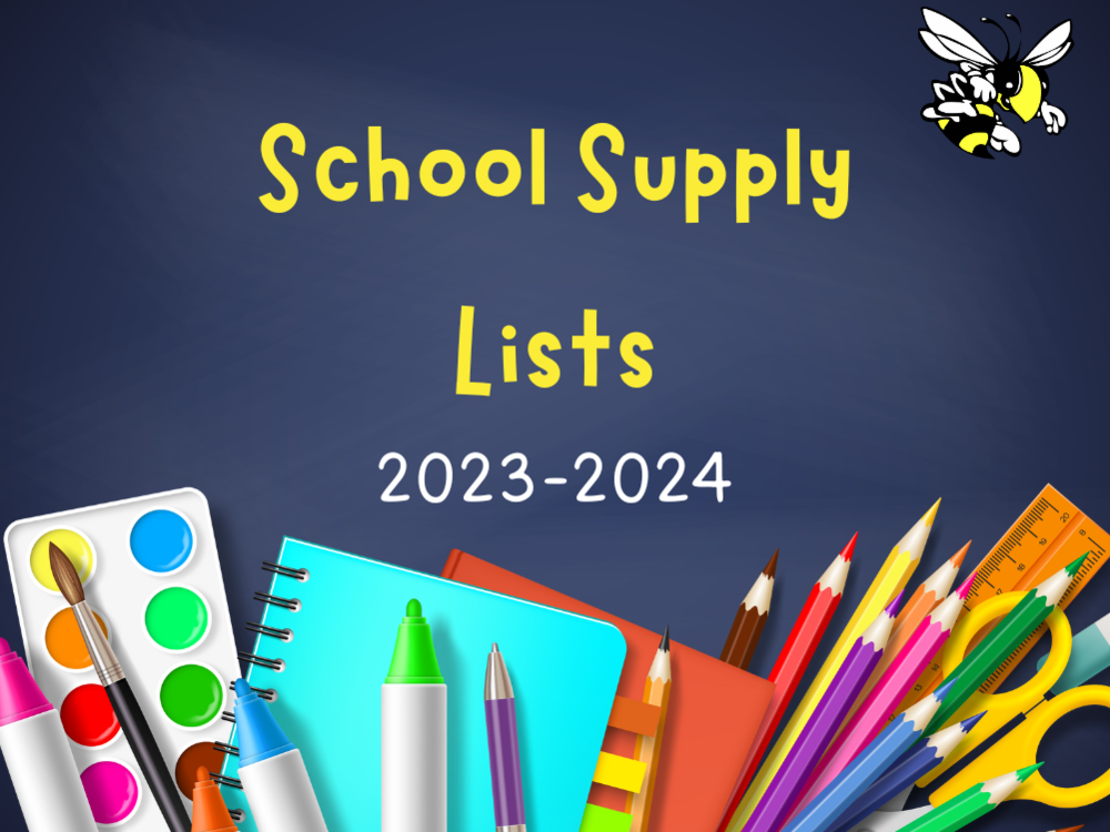 School Supply Lists 20232024 Hillcrest Elementary School