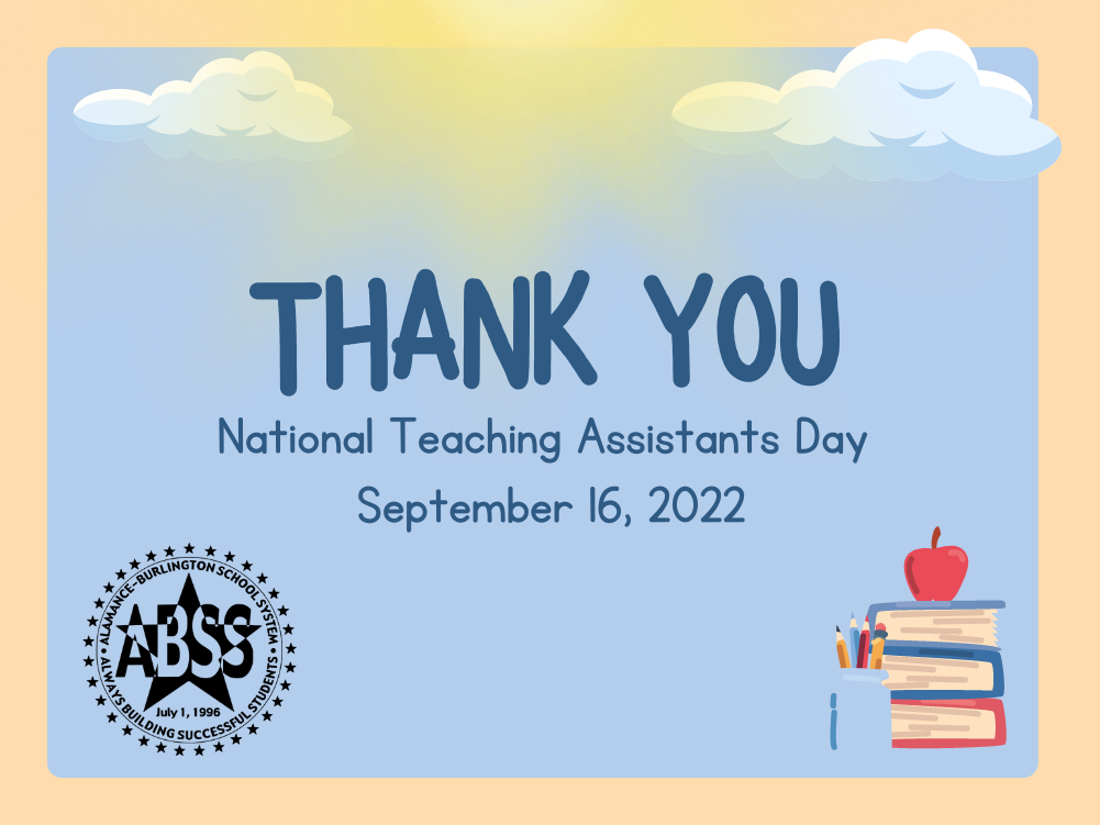 National Teaching Assistants Day graphic