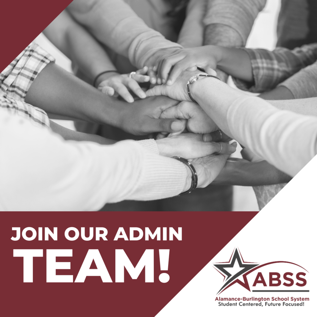 ABSS Join Our Team graphic showing multiple hands placed together