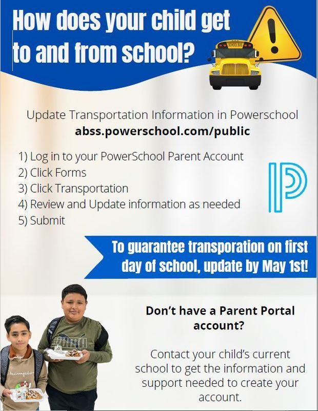 Update Your Information in Powerschool by May 1st! Haw River Elementary School