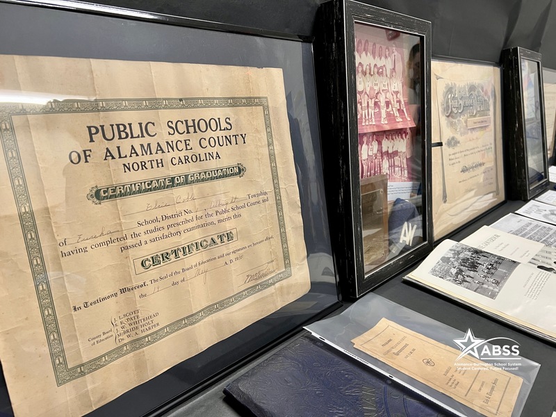 1920s diploma from Alamance County Schools